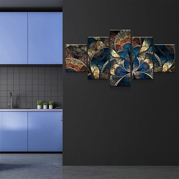 Contemporary Fractal Canvas Set - FanaticPrintz