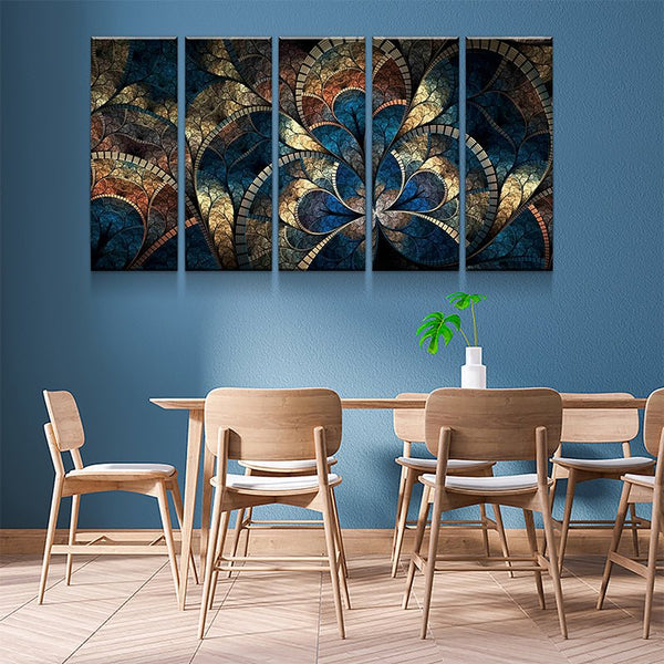 Contemporary Fractal Canvas Set - FanaticPrintz