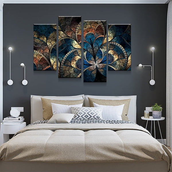 Contemporary Fractal Canvas Set - FanaticPrintz