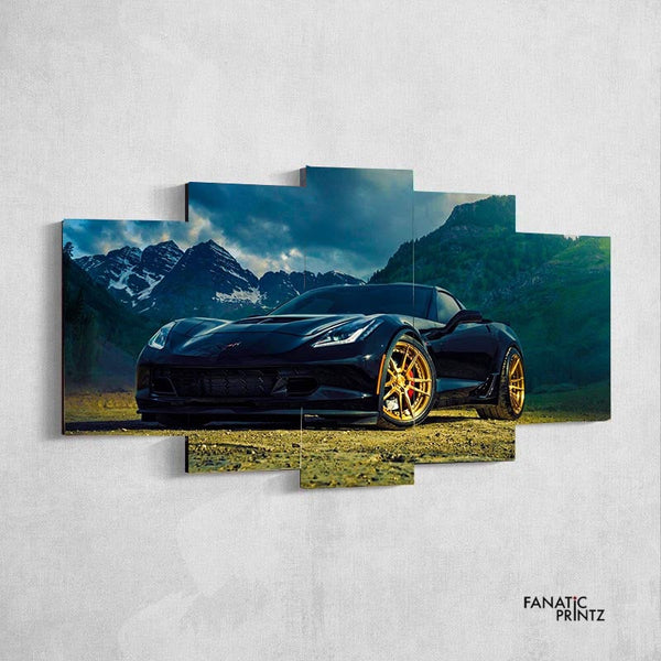 Corvette View Canvas - FanaticPrintz