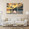 Dock Sunrise Canvas Set - FanaticPrintz