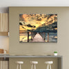 Dock Sunrise Canvas Set - FanaticPrintz
