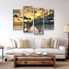 Dock Sunrise Canvas Set - FanaticPrintz