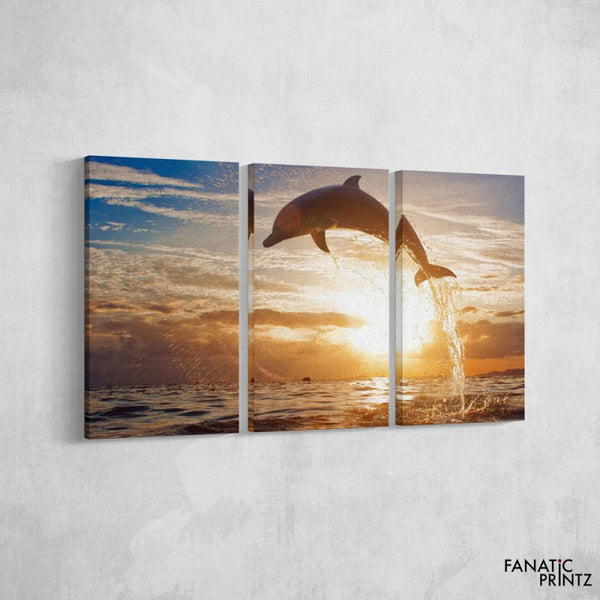 Dolphin Jump Canvas Set - FanaticPrintz