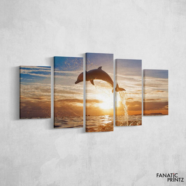 Dolphin Jump Canvas Set - FanaticPrintz