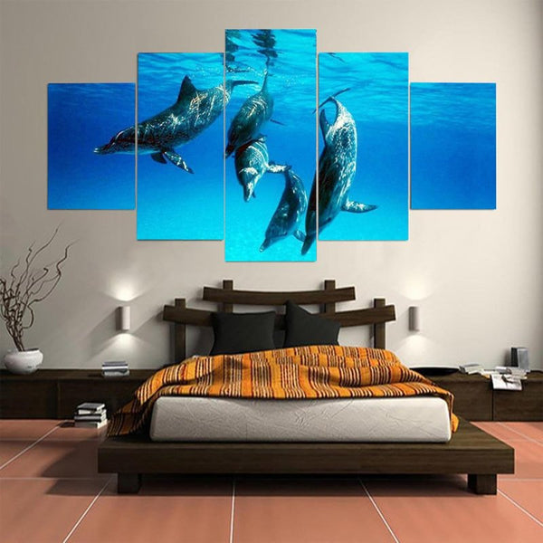 Dolphins Underwater - FanaticPrintz