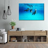Dolphins Underwater Canvas Set - FanaticPrintz