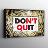 Don't Quit, Motivation Canvas Set - FanaticPrintz