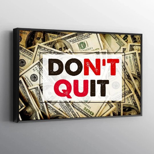 Don't Quit, Motivation Canvas Set - FanaticPrintz