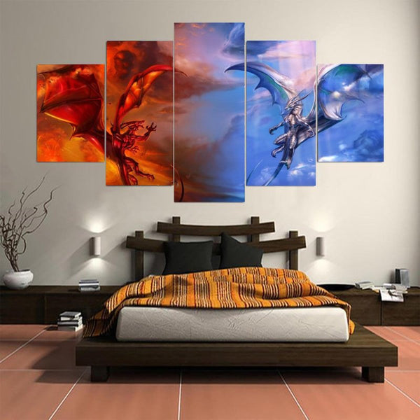Dragon Flames ice vs fire - FanaticPrintz