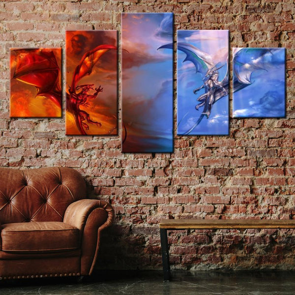 Dragon Flames ice vs fire - FanaticPrintz