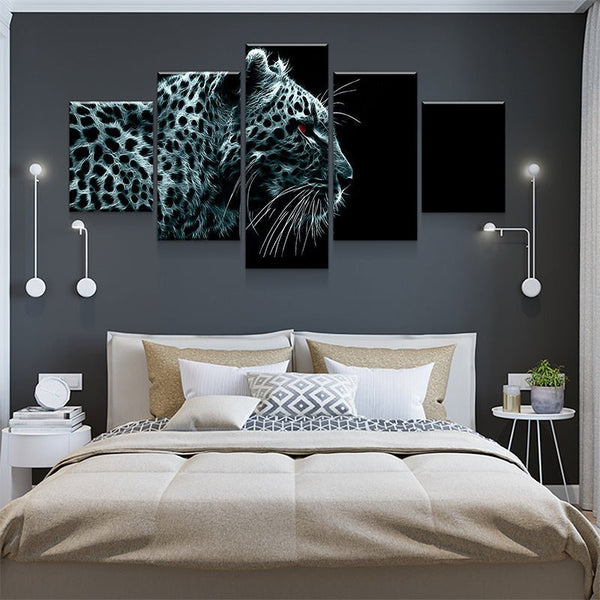 Electric Leopard Canvas Set - FanaticPrintz