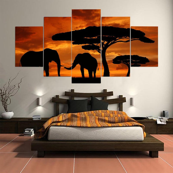Elephant at Dawn - FanaticPrintz