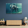 Elephant Under Water Canvas Set