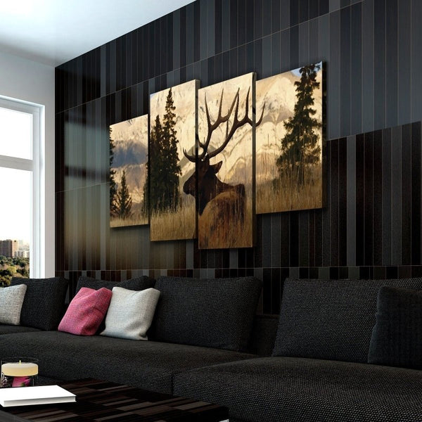 Elk Painting Canvas Set - FanaticPrintz