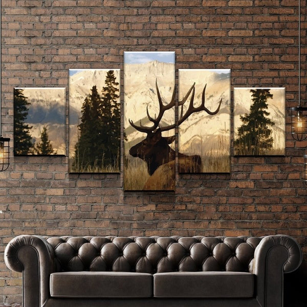 Elk Painting Canvas Set - FanaticPrintz