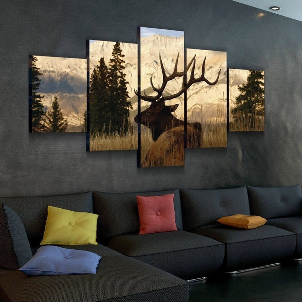 Elk Painting Canvas Set - FanaticPrintz