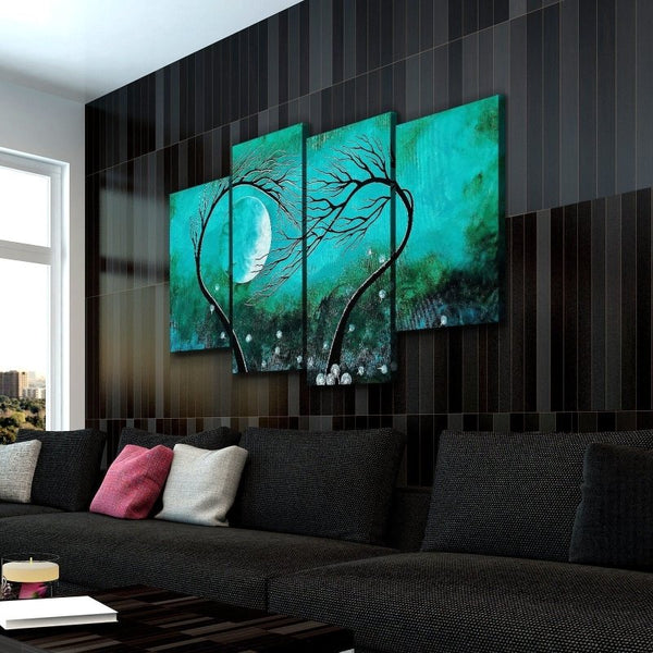 Emerald Dream Canvas Set By Amber Lamoreaux Art