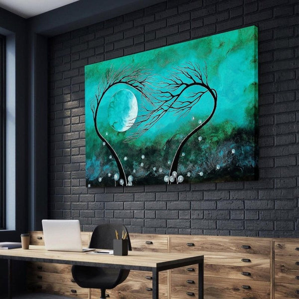 Emerald Dream Canvas Set By Amber Lamoreaux Art