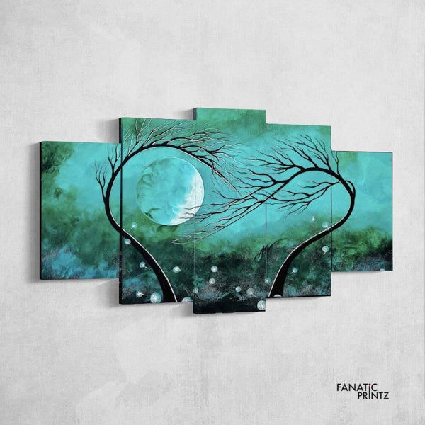 Emerald Dream Canvas Set By Amber Lamoreaux Art