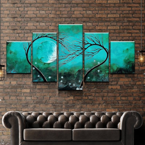 Emerald Dream Canvas Set By Amber Lamoreaux Art