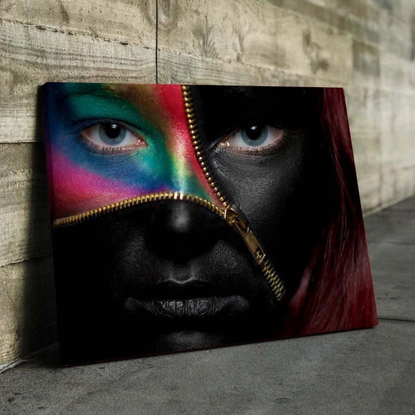 Face Zipper Canvas Set