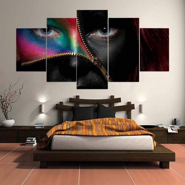 Face Zipper Canvas Set