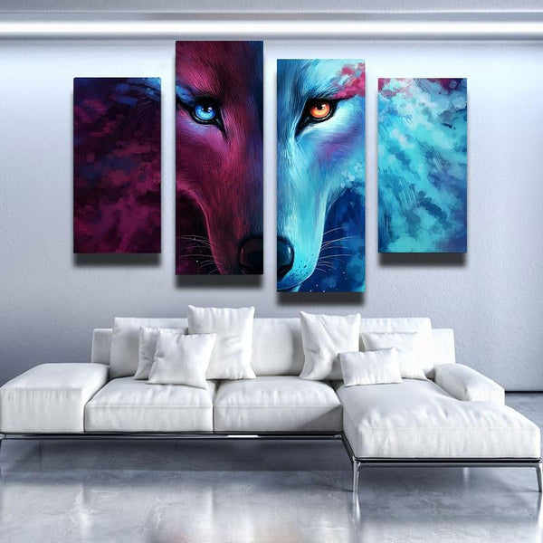 Fanatic Wolf Canvas Set