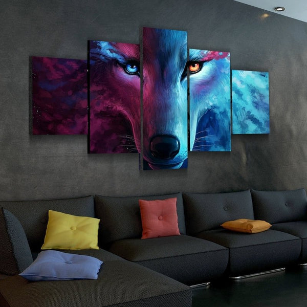 Fanatic Wolf Canvas Set