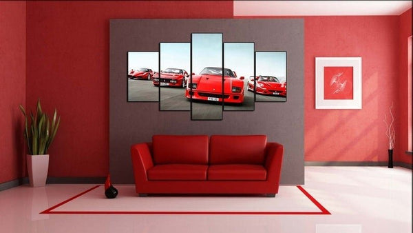 Ferrari F40 And Ferrari F50 Canvas Set