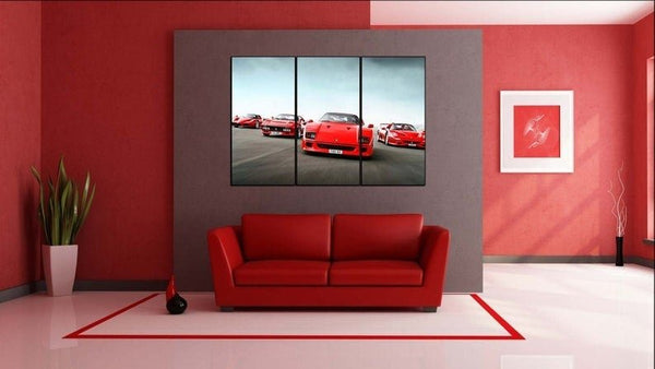 Ferrari F40 And Ferrari F50 Canvas Set