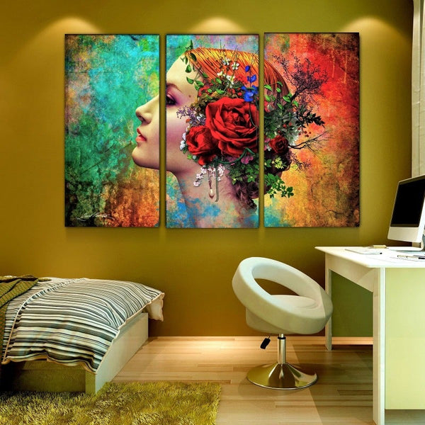 Flowered Mind Canvas Set