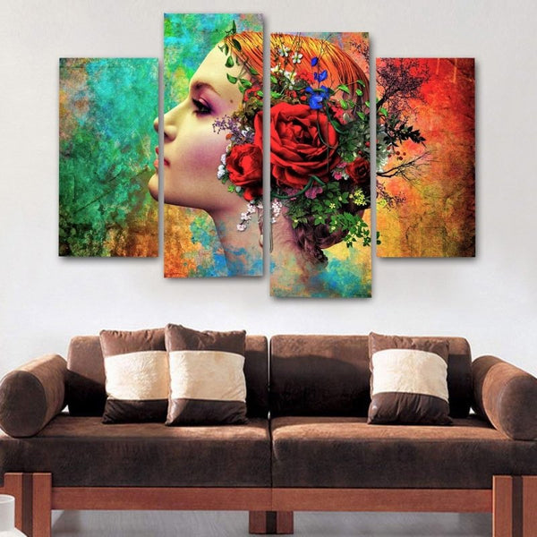 Flowered Mind Canvas Set