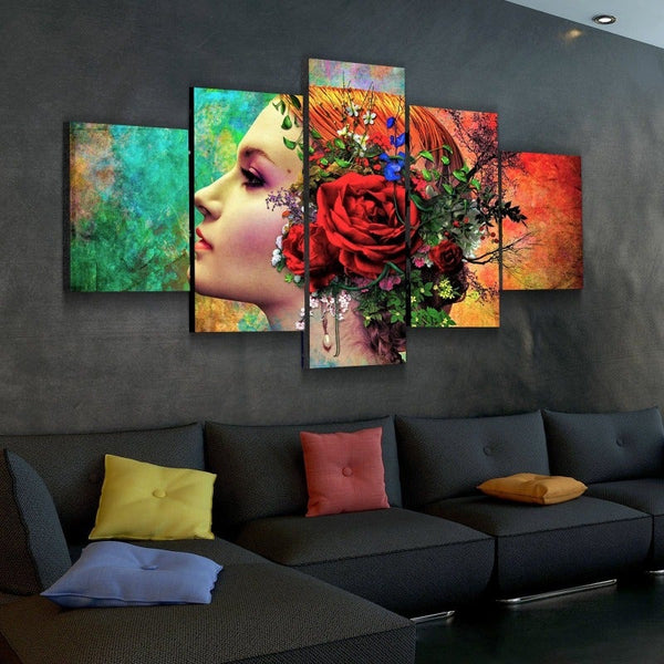 Flowered Mind Canvas Set