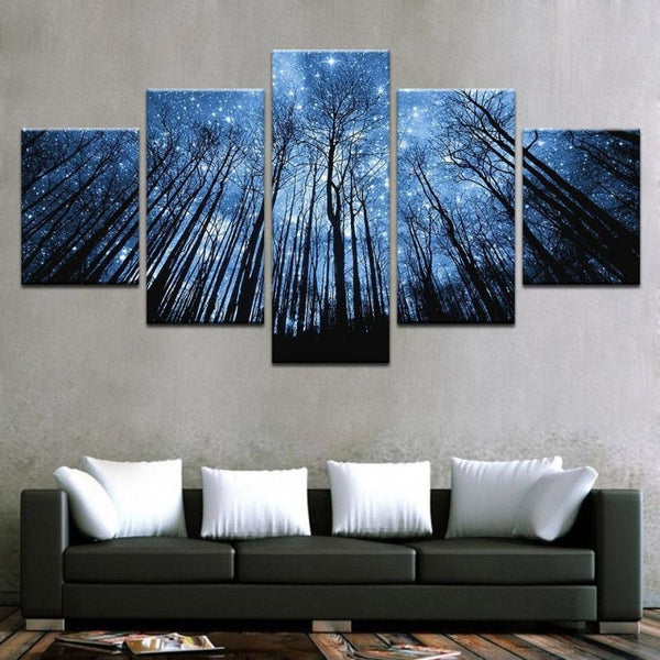 Forest Full Of Stars Canvas Set