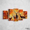 Four Happy Buck Canvas Set - FanaticPrintz