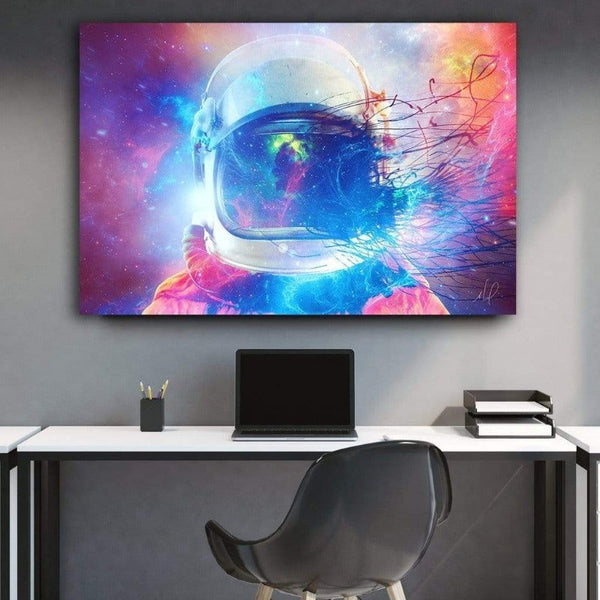 Galaxy Astronaunt Canvas Art
