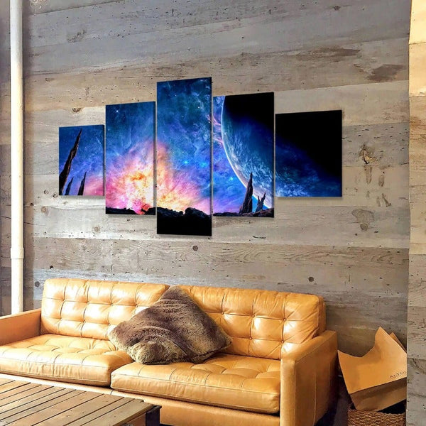 Galaxy Space Cosmo Canvas Set