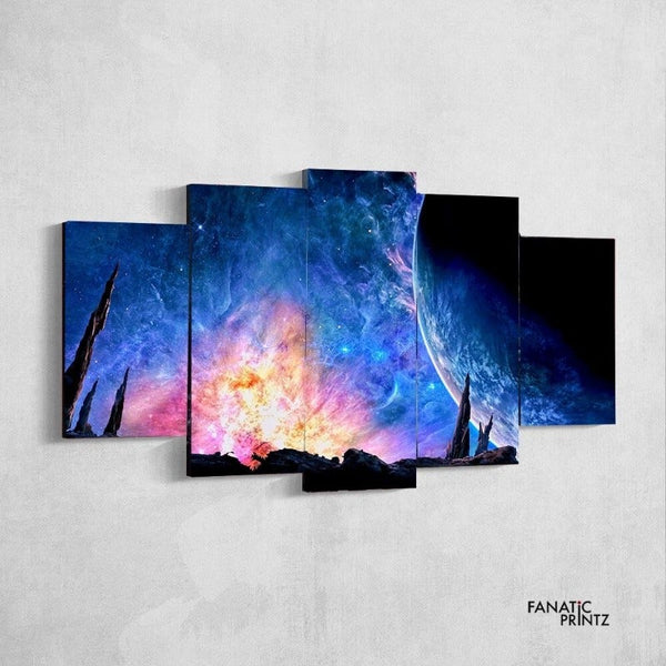 Galaxy Space Cosmo Canvas Set