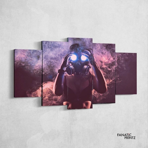 Gas Mask Inhalation Canvas Set
