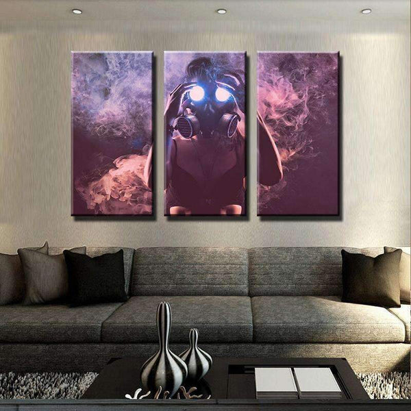 Gas Mask Inhalation Canvas Set