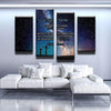 Get Your Shit Together Galaxy Canvas Set