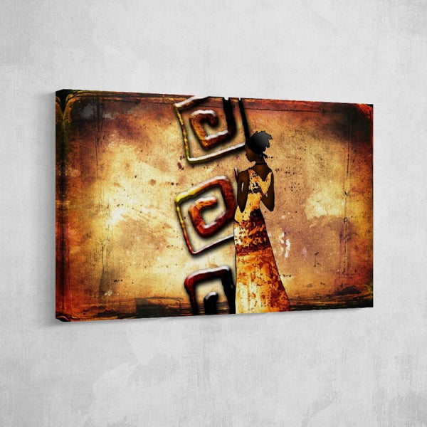 Gold African Retro Gate - FanaticPrintz