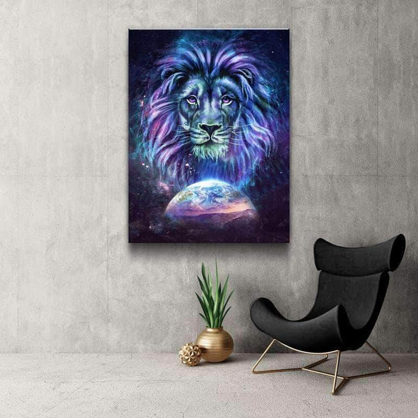Guardian Lion Canvas - Parable Visions