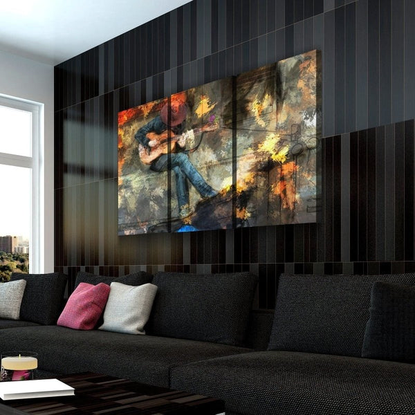 Guitar Man Canvas Set