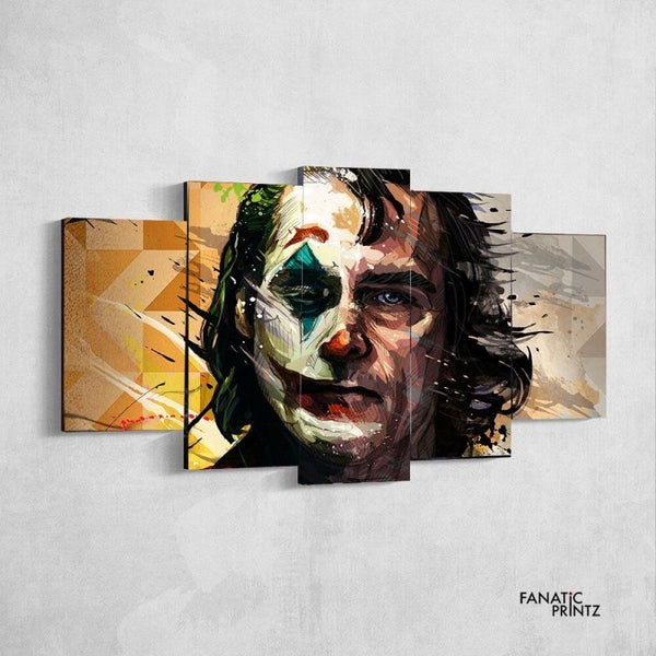 Half Human Half Joker Canvas Set