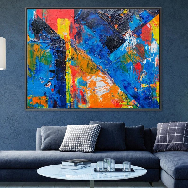Happy Colors Canvas Art Ready To Hang - FanaticPrintz