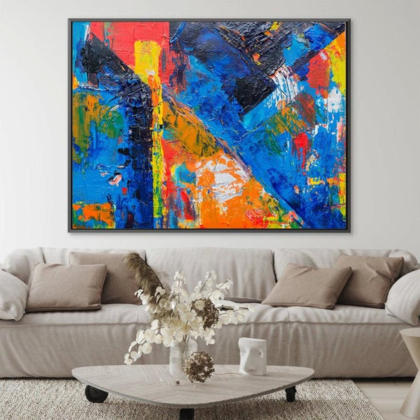 Happy Colors Canvas Art Ready To Hang - FanaticPrintz