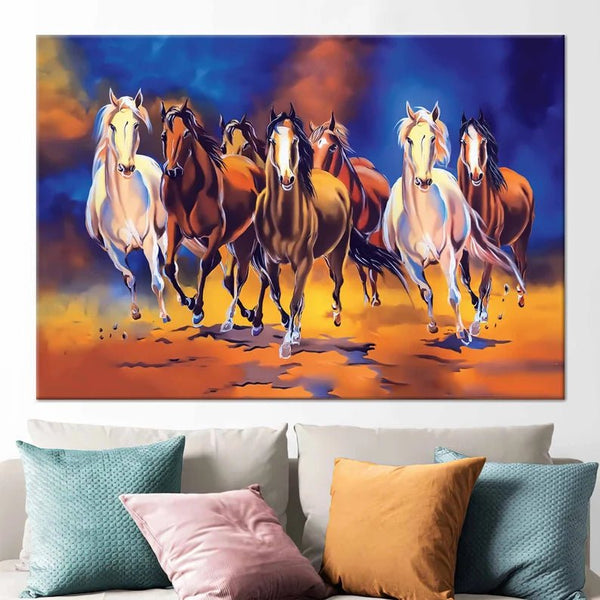 Horses Running Painting Canvas Set - FanaticPrintz