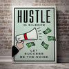 Hustle in Silence Decor